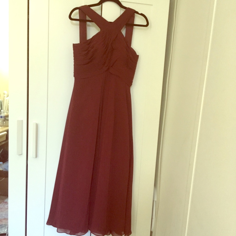 Formal wine dress